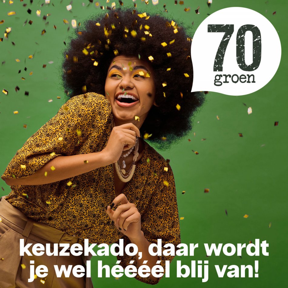 Keuzekado Groen 70